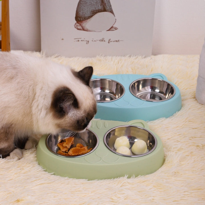 Pet Feeding Water Bowl Rice Basin Drinking Dish