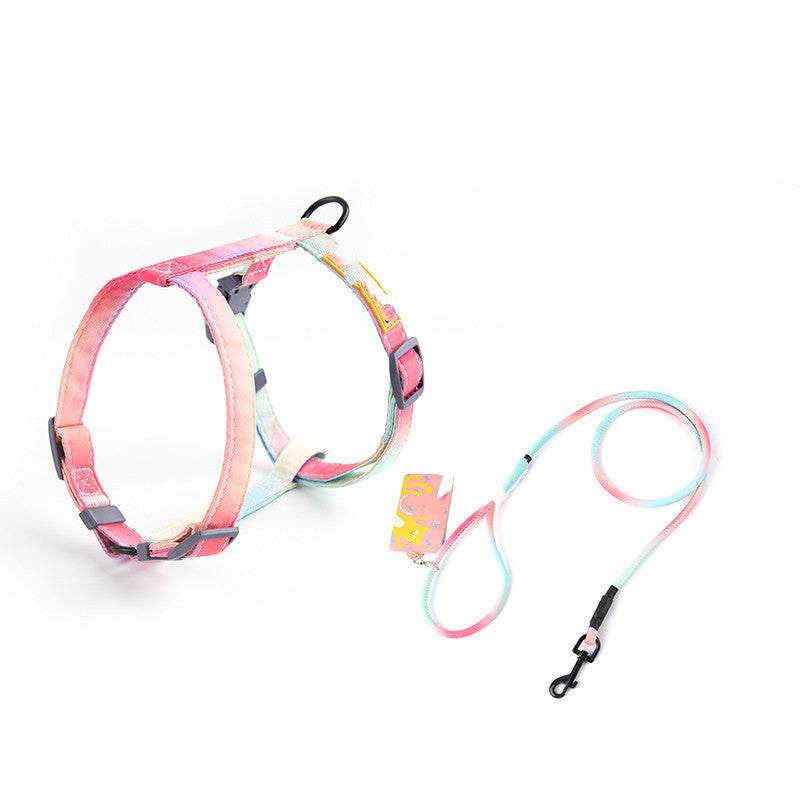 Pet Fashion Anti-Escape Harness With Leash Set