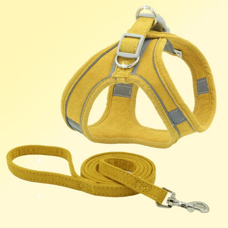 Pet Vest Type Chest Harness With Leash Set