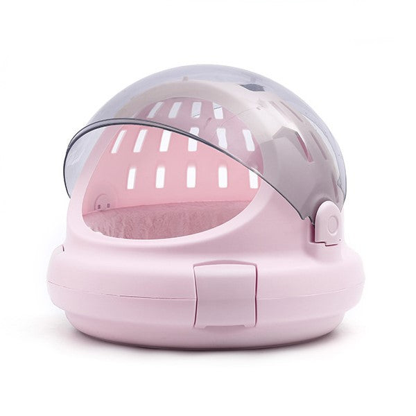 Pet Carrier Space Capsule With Panoramic Window And Cushion