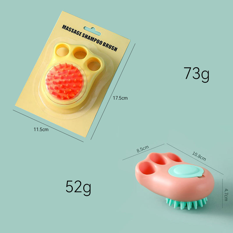 Pet Claw Bath Massage Brush Comb Grooming Tool