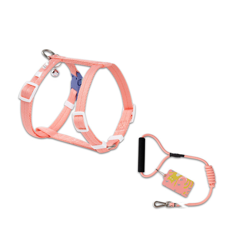 Pet Fashion Anti-Escape Harness With Leash Set