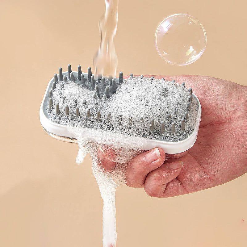 Silicone Pet Bath Massage Foam Brush Cleaning Tool