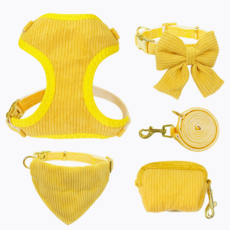 Pet Leash And Harness Outdoor Walking Set