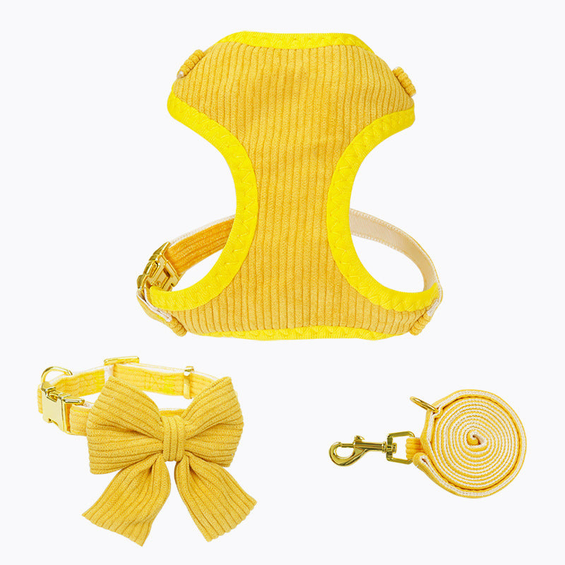 Pet Leash And Harness Outdoor Walking Set