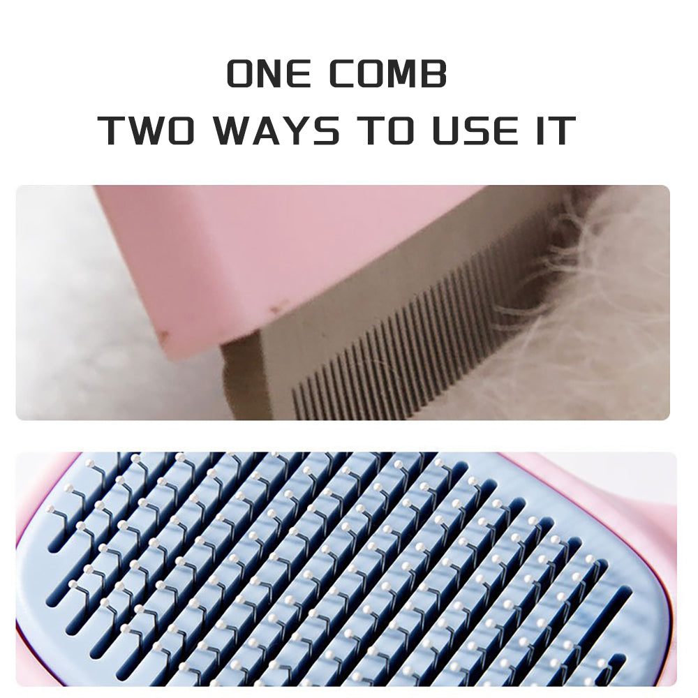 Pet Deshedding Grooming Brush Dematting Comb For Hair Removal