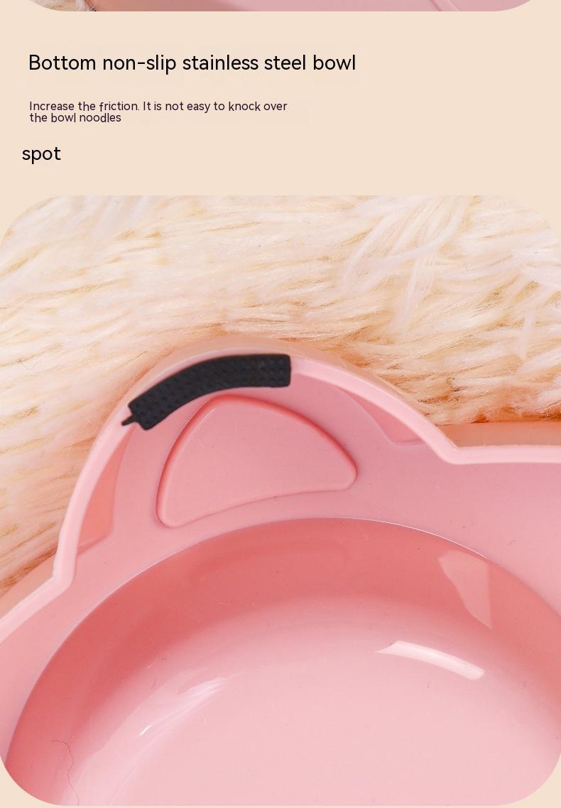 Pet Feeding Water Bowl Rice Basin Drinking Dish