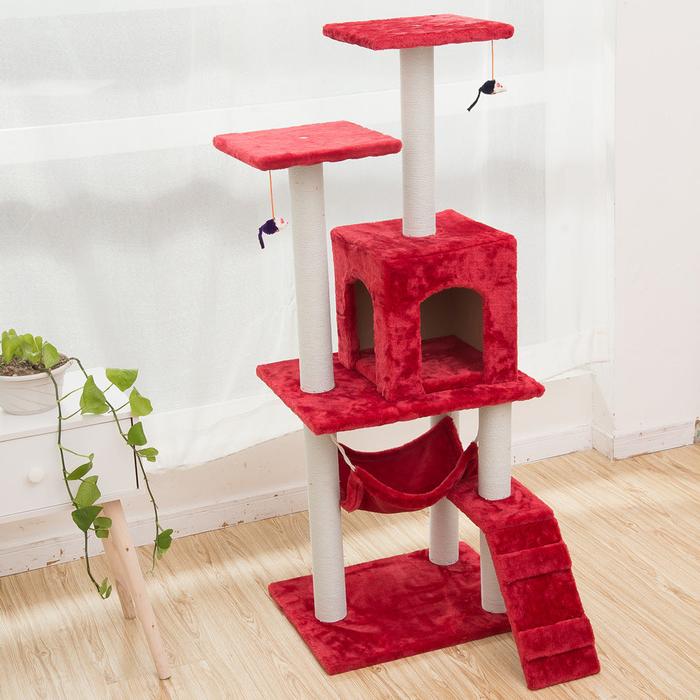 Pet Climbing Frame Interactive Toy Set