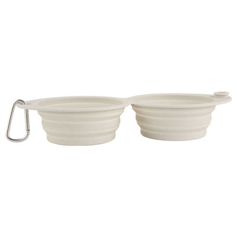 Pet Foldable Silicone Portable Feeding Bowl Outdoor