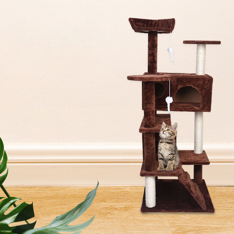 Luxury Villa Pet Indoor Climbing Frame Toy Set